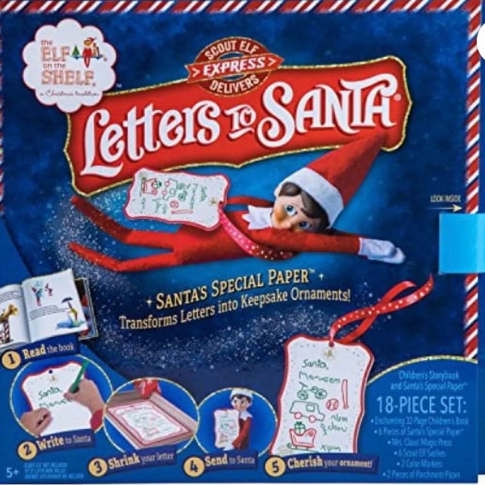 The Elf on the Shelf Letters to Santa Set - Red